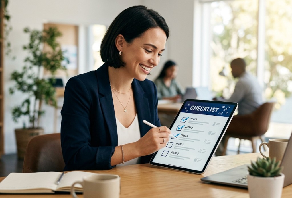 Contractor interview checklist pull-out graphic for HVAC installation in Austin